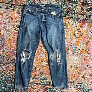 Good American Good Girlfriend Distressed‎ Jeans